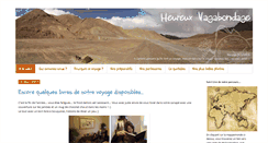 Desktop Screenshot of heureux-vagabondage.com